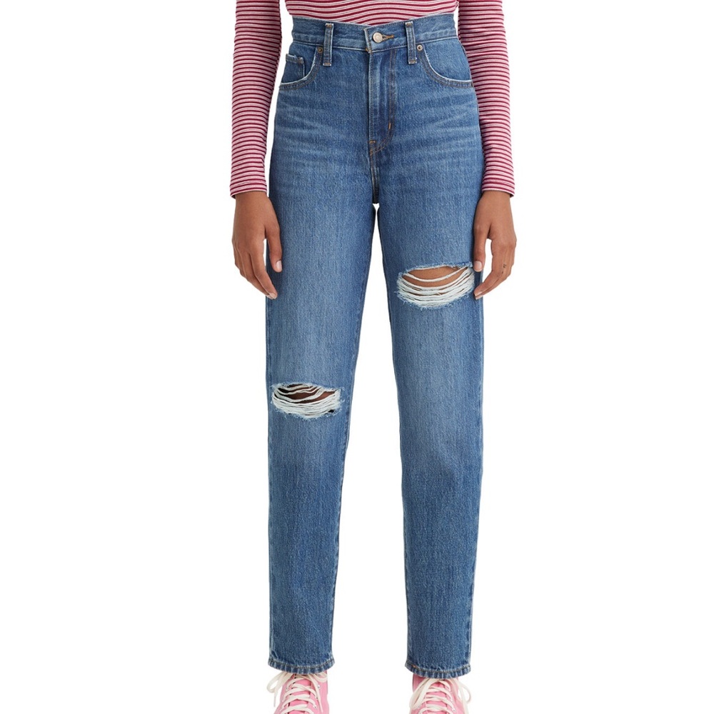 Levis High-Waist Casual Mom Jeans